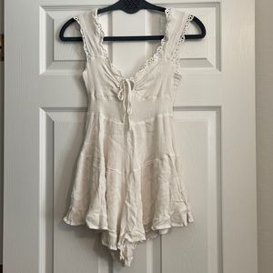White romper by Cotton Candy LA